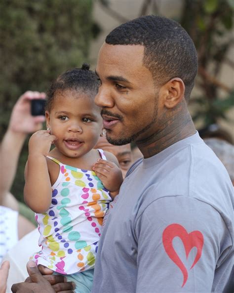 game daughter|Rapper The Game Defends Daughter Against .